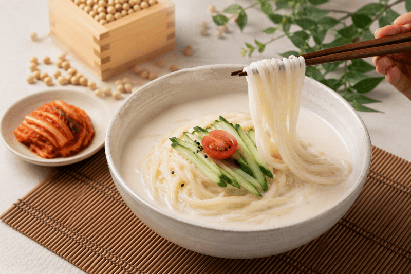 여름철 별미 콩국수와 콩물 꽈배기, 건강하게 즐기는 방법은?