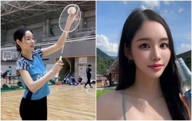 "AI 아니냐고요?" 176cm·9등신 전 일본 배드민턴 국대, 직접 해명 나선 사연