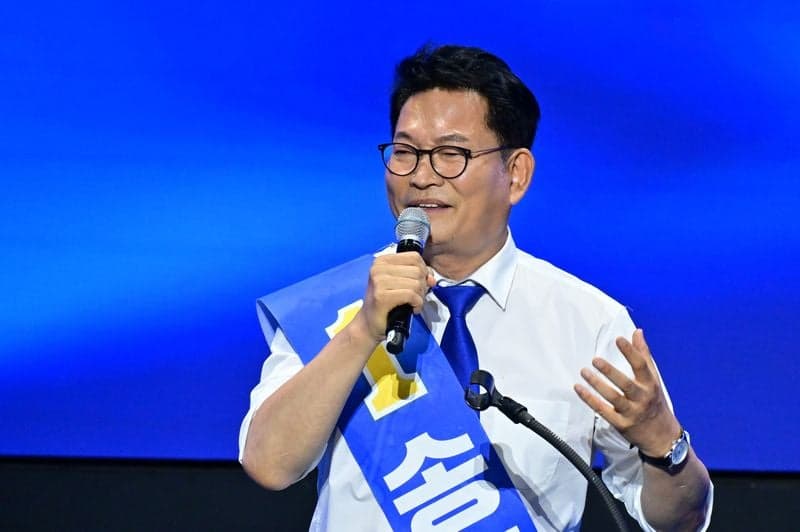 송영길 "인천 부도 위기, 신세계·롯데 경쟁 붙여 9200억 확보했다"