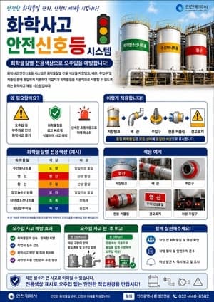 인천시, 화학사고 막는 '안전신호등' 민간 확대… 국가 표준 도전
