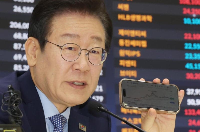 코스피 5000 공약 무색…이재명 정부, 증시 폭락에 정치적 역풍 직면