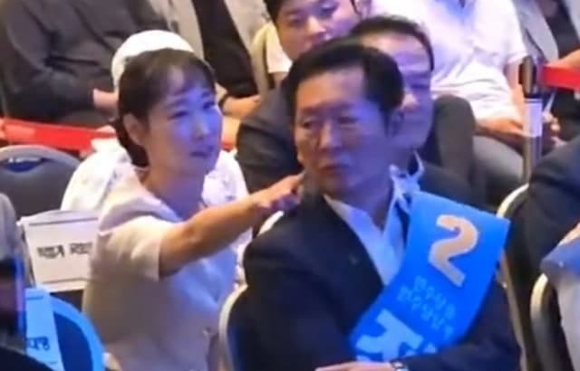 '정청래 볼콕' 이지은 "남녀 관계 의혹 퍼뜨리면 고소하겠다"