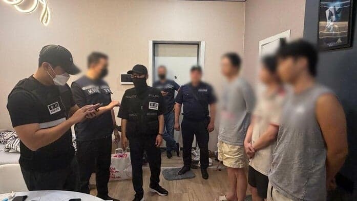 캄보디아 단속 피해 카자흐스탄으로… 한국인 스캠 조직 19명 합동 검거