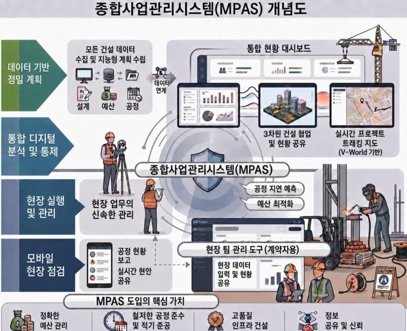 행복도시 건설 현장 관리 스마트해진다…차세대 종합사업관리시스템 가동