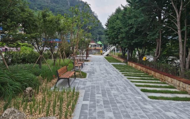 춘천시, 강촌 출렁다리 일대에 옛 지명 담은 '물깨말정원' 개장