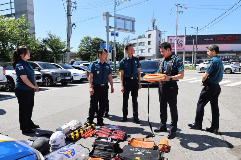 김동권 경기북부경찰청장, 가평 찾아 피서철 재난대응태세 점검