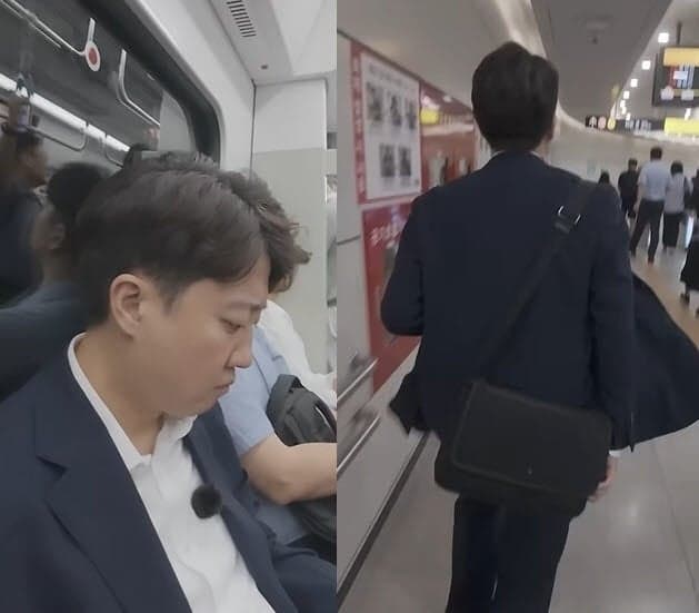 이준석, GTX 타고 국회 출근… "뛰는 건 경기도인의 숙명"