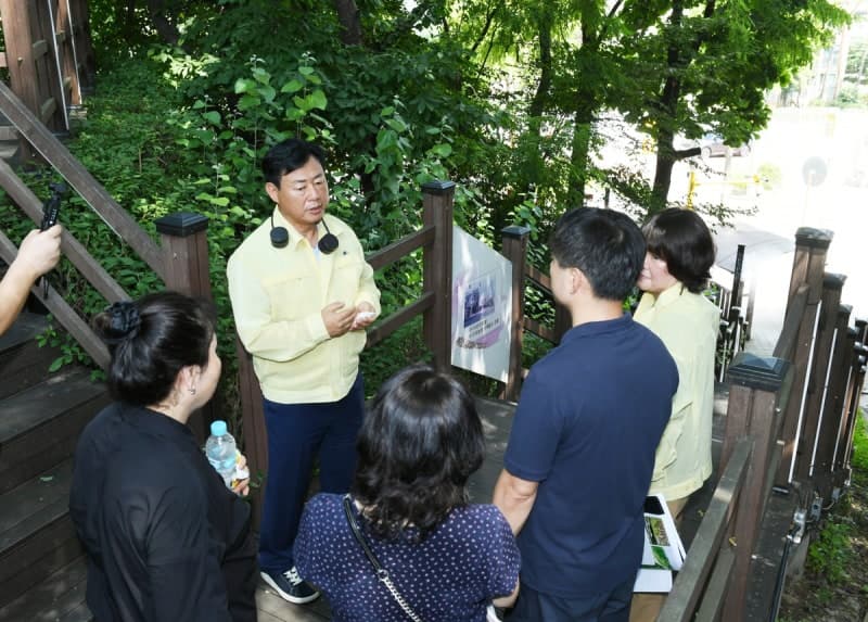 신동화 구리시장, 검배근린공원 조성 계획 원점 재검토 지시