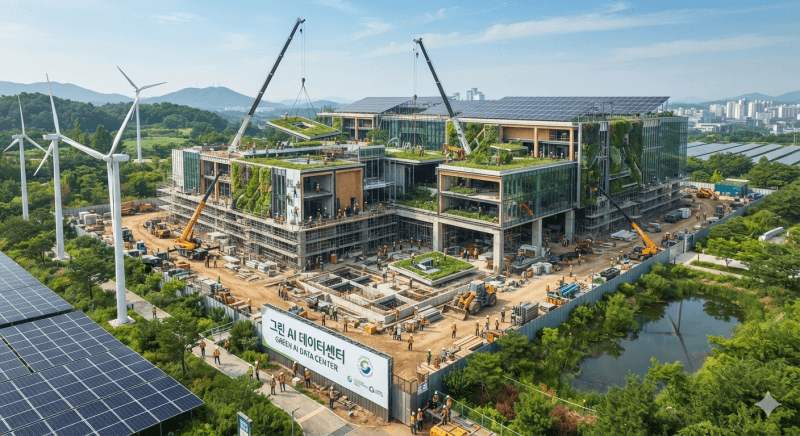 제주, 잉여 재생에너지 활용한 40MW 규모 '그린 AI 데이터센터' 구축 시동