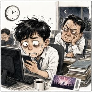 팀 전체 야근 중 '티켓팅 연차' 낸 MZ 직원… 직장인들 사이 갑론을박