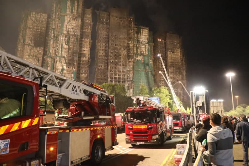 168명 사망한 홍콩 아파트 화재, 원인은 '담뱃불'로 밝혀져