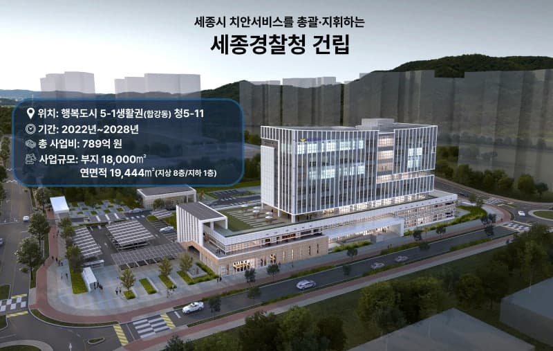 세종지방법원 2031년 3월 개원…경찰청·특공대 청사도 순차 건립