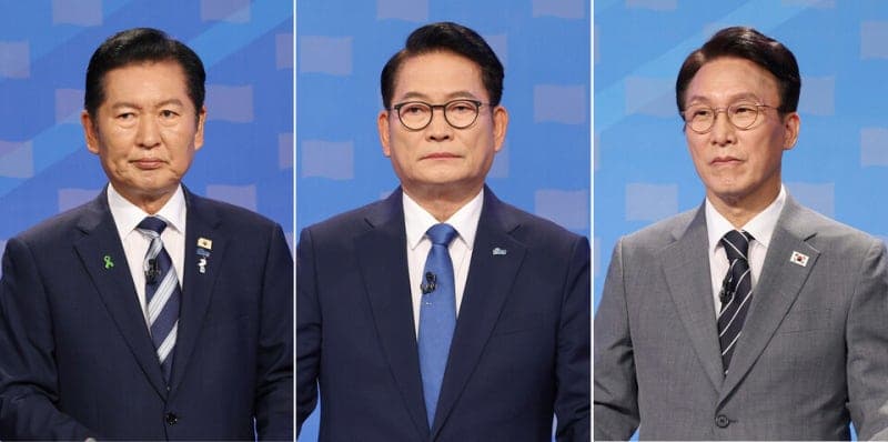 민주당 당권주자, 마지막 토론 격돌…ETF·과거사 난타전