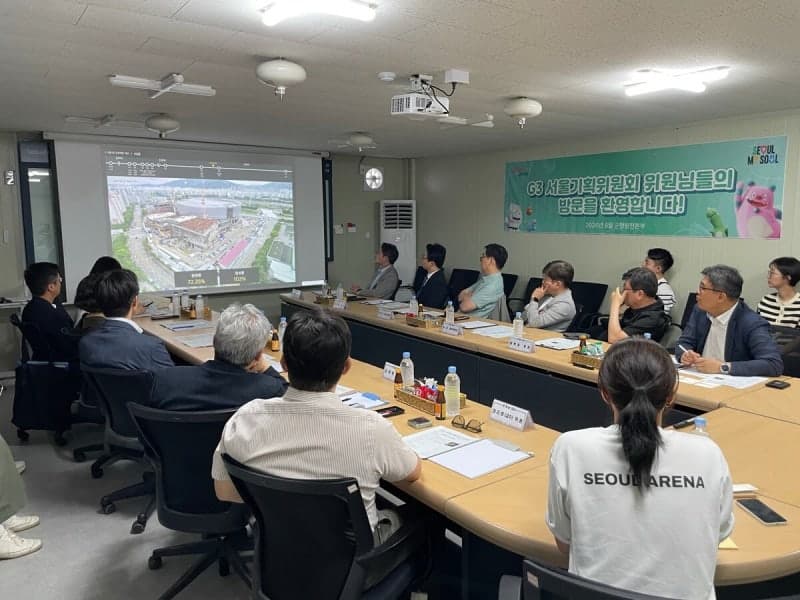 서울아레나·S-DBC 현장 점검…동북권 '직주락' 거점 도약 속도