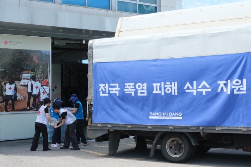 상미당홀딩스, 폭염 취약 지역에 생수 2만 5500개 긴급 지원