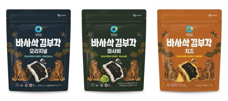 대상 청정원, 방한 외국인 겨냥 '바사삭 김부각' 3종 출시