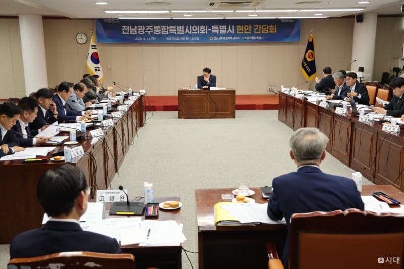 민형배 시장 "SK, 전남광주 동부권에 100조 원 규모 투자 계획"