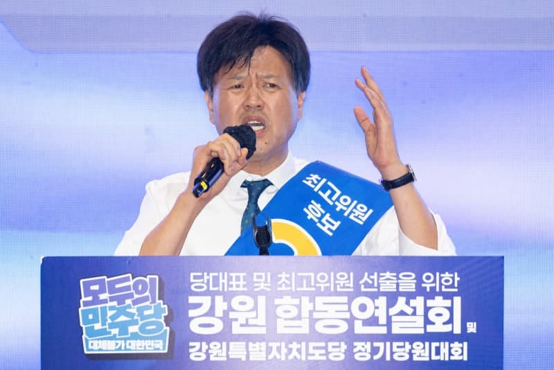 김용 "이성윤 갑질 의혹 조사해야"…최고위원 5위 자리 놓고 격돌