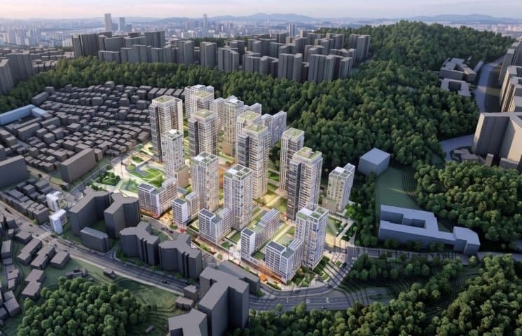 상도동 214 일대 신통기획 확정…국사봉 품은 1840가구 대단지로