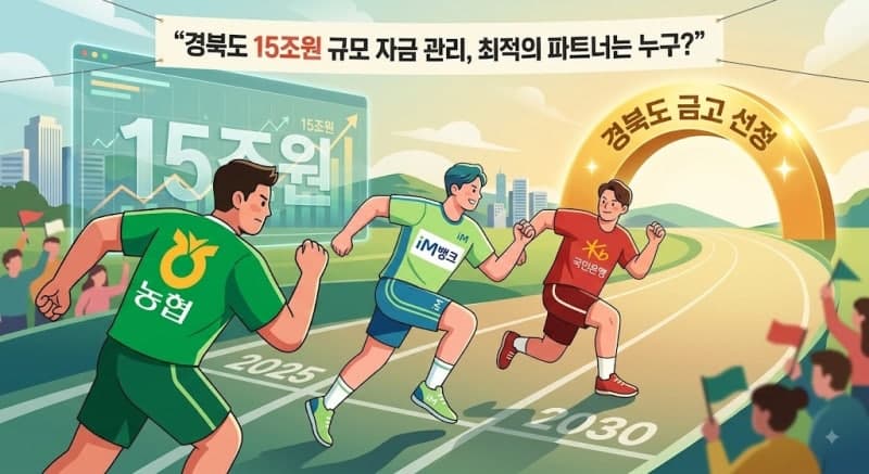15조 원 경북도 금고 쟁탈전, KB국민은행 가세로 18년 양강 구도 흔들리나