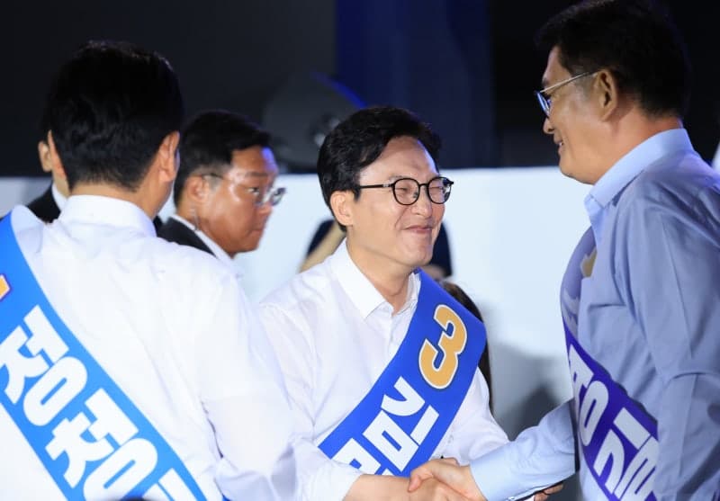 김민석, 호남·수도권 순회경선 승리… 당대표 8부 능선 넘었다