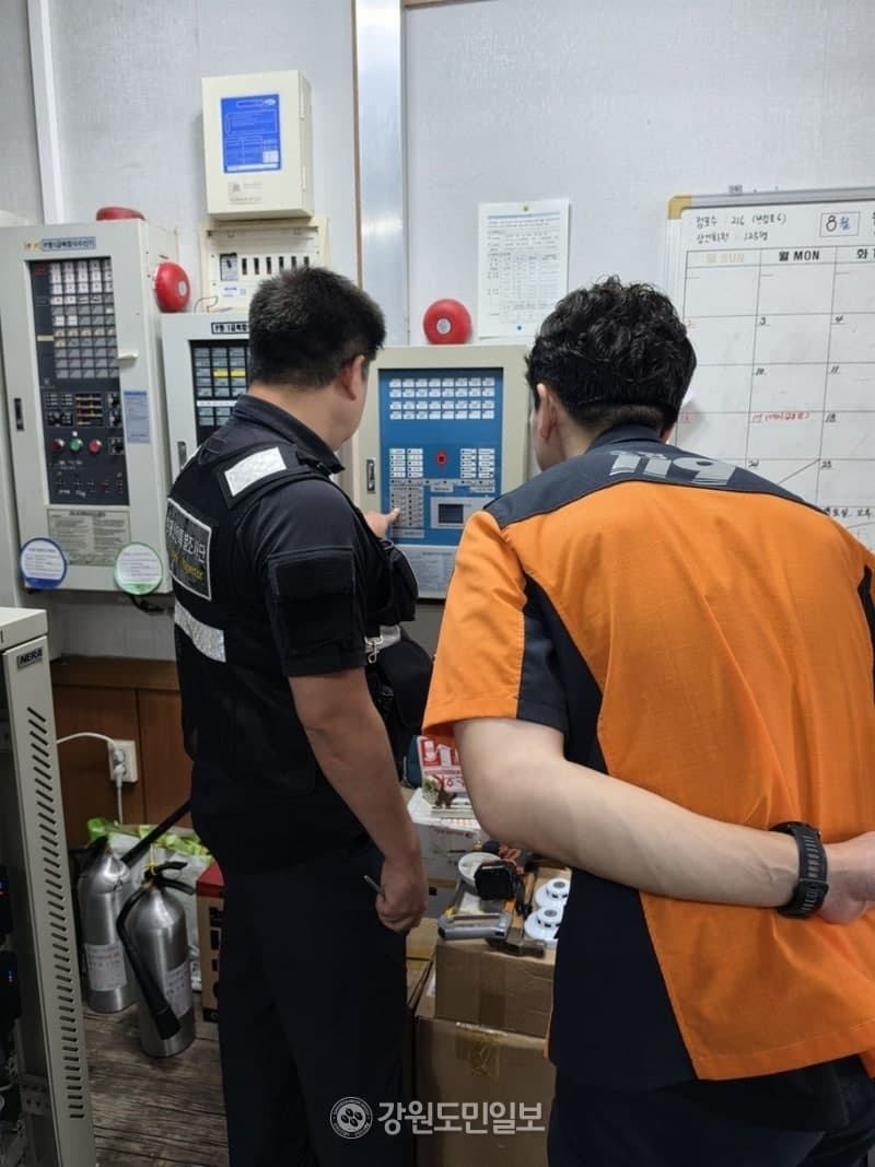 강원소방, 전통시장 4곳 합동 화재안전조사 실시…불량사항 38건 조치