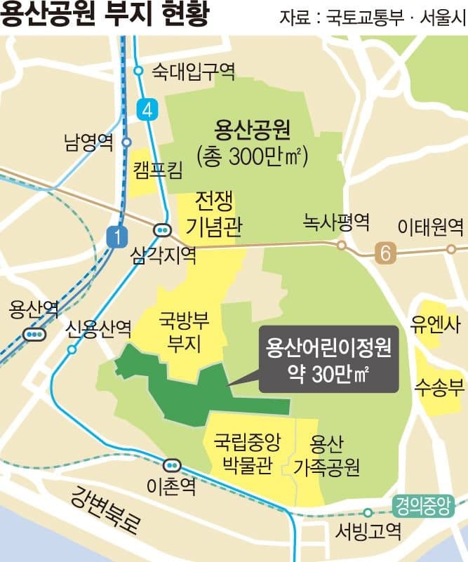 오세훈-권영세 "용산공원 주택 공급 절대 불가"…정부 계획 철회 촉구