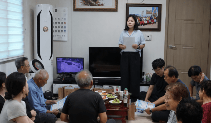 한솔페이퍼텍, 담양 어르신 대상 온열질환 예방교육 및 키트 전달