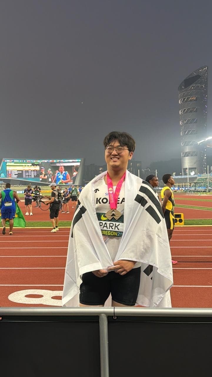 경북 학교체육이 키운 박시훈, U20 세계육상 포환던지기 준우승 쾌거