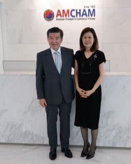 미셸 스틸 주한미국대사, 암참과 첫 조찬 회동…한미 경제 협력 논의