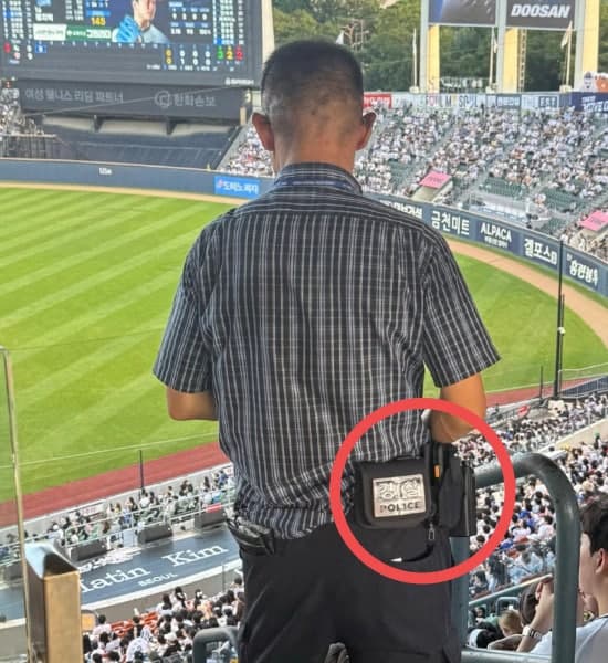 잠실야구장서 경광봉·무전기 들고 경찰 행세한 50대 구속 기소