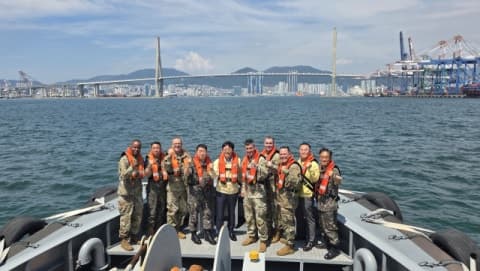 송상근 부산항만공사 사장, 을지연습 맞아 한미 연합항만협조본부 방문해 안보 점검