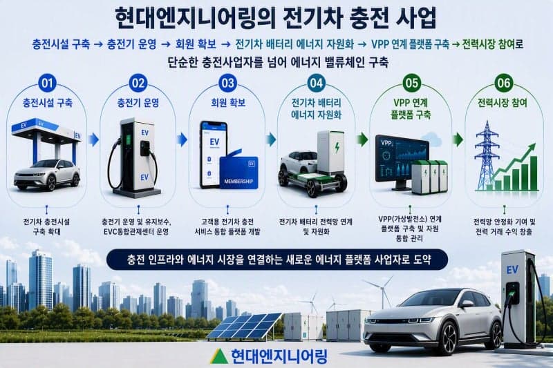 현대엔지니어링, 한국전기차충전서비스 흡수합병…충전사업 역량 통합