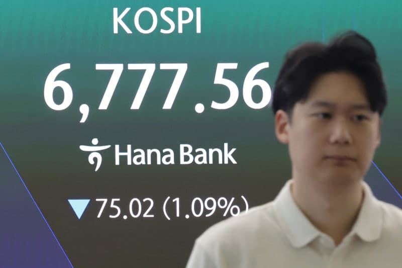 미국 국채 금리 재상승 여파에 코스피·코스닥 동반 하락 출발