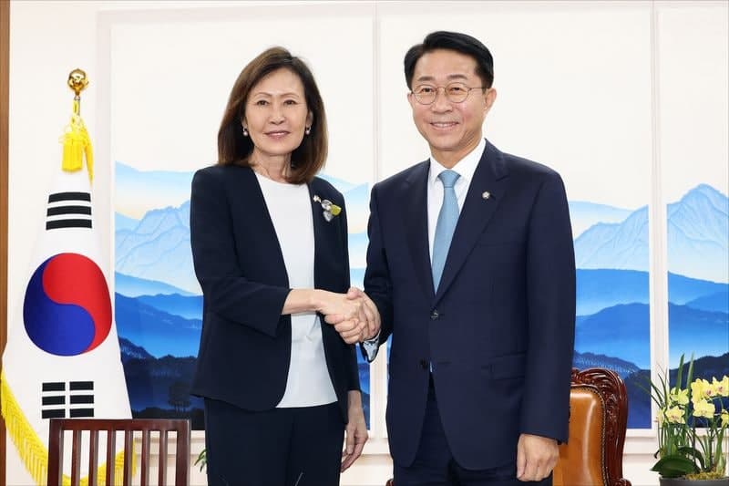 조정식 국회의장, 미셸 스틸 주한 美대사 접견… "한미 의회 교류 활성화 및 한반도 평화 협력"