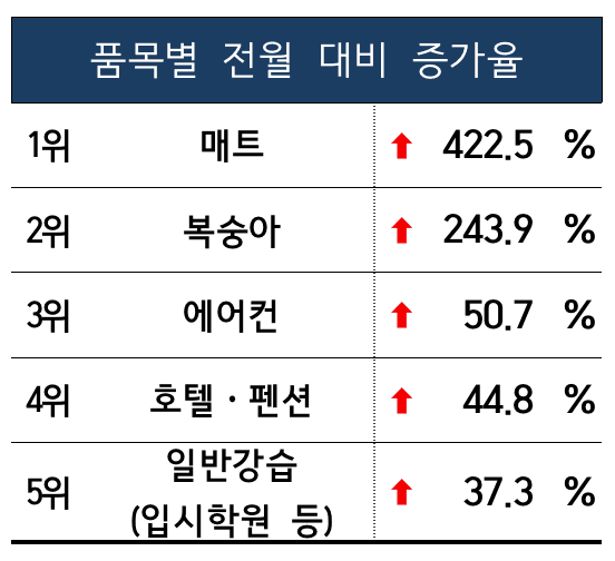 유아매트 리콜에 복숭아 배송 지연까지…7월 소비자상담 급증