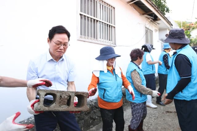 박완수 경남지사, 거제 수해 현장 재방문… 일상 회복 총력 지원