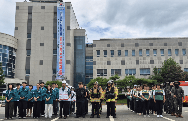 한국수력원자력·남부발전, 을지연습 연계 드론 테러 대비 방호 훈련 실시