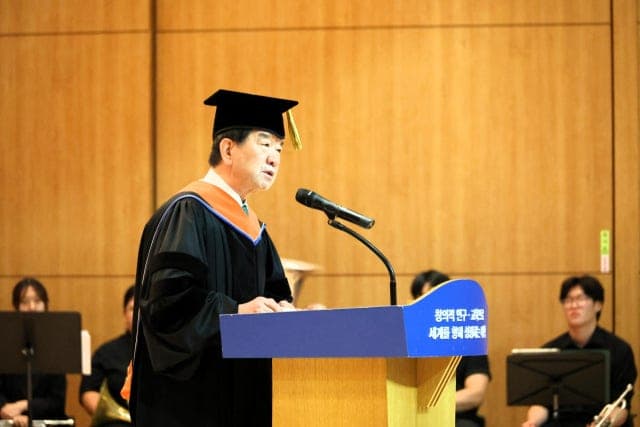 최평규 SNT그룹 회장, 국립창원대 명예공학박사 학위 수여