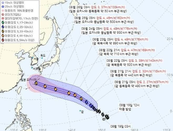 처서에도 꺾이지 않는 늦더위, 전국 비·소나기