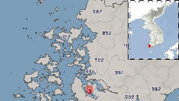 전남 해남서 규모 3.1 지진 발생…열흘간 71차례 지진 이어져