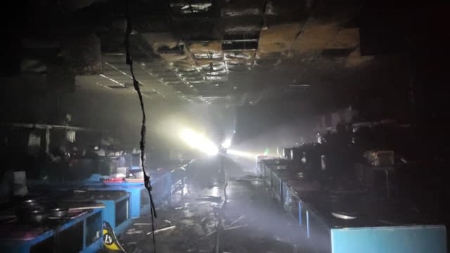 울산 방어진활어센터 화재 발생…동구, 수습 TF 가동하고 상인 지원 총력