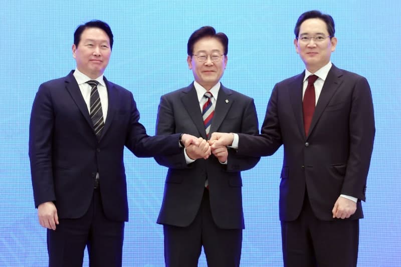 이재명 대통령, 4대 그룹 총수와 연쇄 비공개 회동…첨단산업 협력 강화