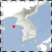 인천 백령도 남남서쪽 35km 해역서 규모 2.5 지진 발생