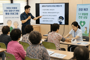 성북구, 간호사·경찰 손잡고 어르신 건강과 금융사기 예방 나선다
