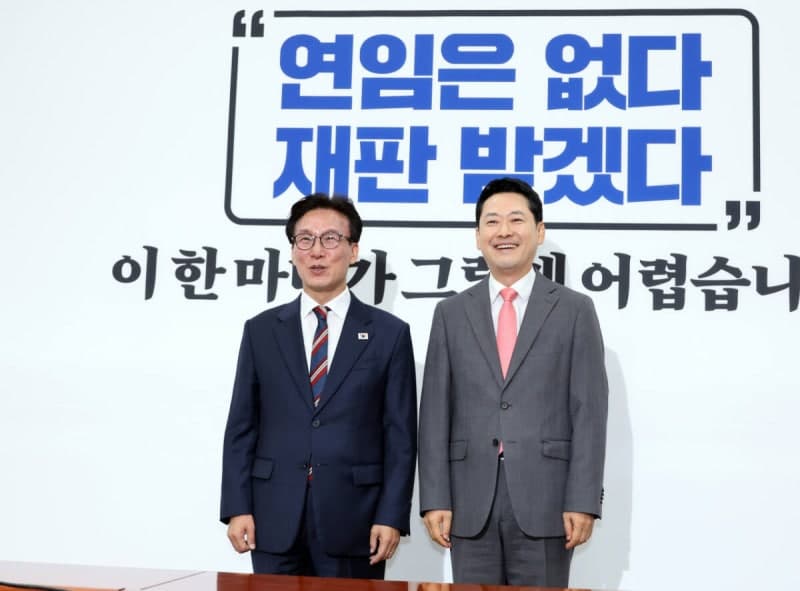 김민석·장동혁 첫 상견례…“여야 대화 정례화 넘어 수시화” 공감대
