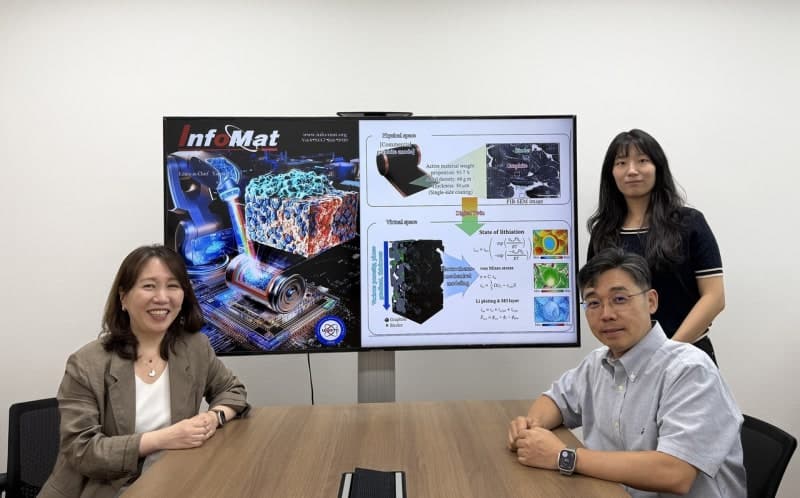 KAIST, 3차원 디지털 트윈으로 전기차 배터리 급속충전 성능 저하 원인 규명