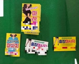 불법체류자 고용해 출장 성매매 알선하고 전단 10만 장 뿌린 일당 검거