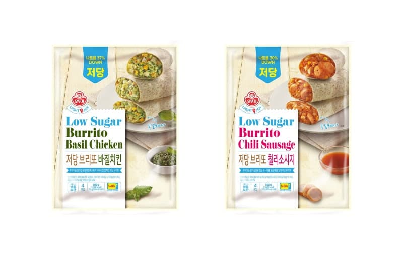 오뚜기, 헬시플레저 겨냥한 '라이트앤조이 저당 브리또' 2종 출시