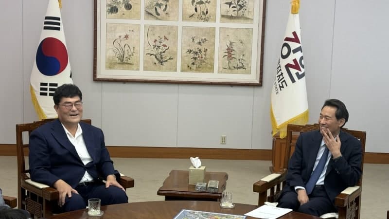 박상수 삼척시장, 우상호 강원지사 만나 지역 현안 해결 위한 정책 공조 강화